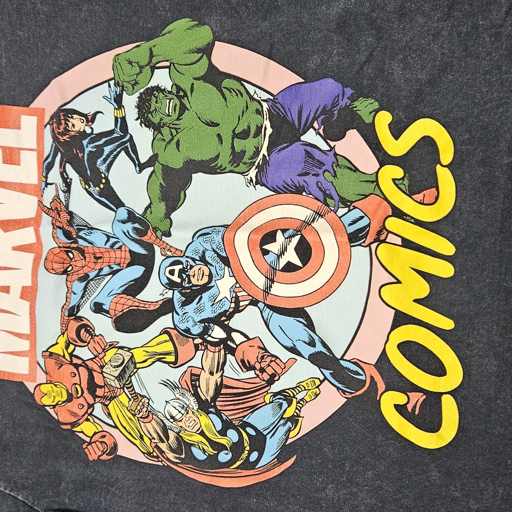 Marvel Navy Graphic T-Shirt